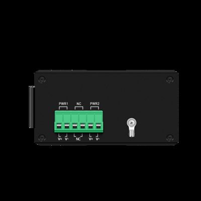 Olycom Solar PoE Switch 4 Port DIN Rail Gigabit Unmanaged DC24V Eingang
