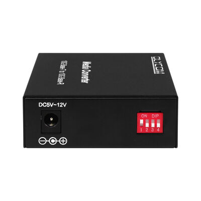 10G SFP+ Unmanaged Fiber Media Converter mit DIP Switch Glasfaserkonverter für Rechenzentrum und LAN Backbone