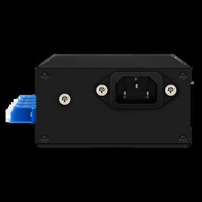 Fiberoptischer Bypass-Switch mit AC/DC-Dual Power Input LC/SC-Anschluss und SM/MM-Fasentyp für hohe Zuverlässigkeit