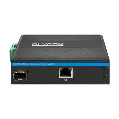POE-Funktion Industrie-Ethernet-Medienwandler mit Wandmontage für eine stabile Übertragung in rauen Außenumgebungen