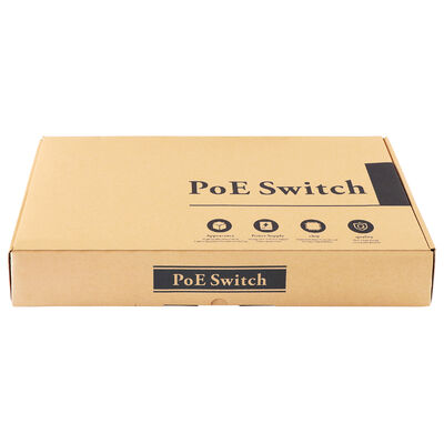 24 Port Gigabit PoE-Switch mit 2 SFP/RJ45-Uplinks 300 W nicht verwalteter 220 V-Eingang CE