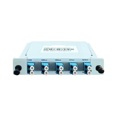 12-Port CWDM Mux DeMux Passiver Glasfaser-Optik-Mehrkanal für WDM-Systeme ABS-Gehäuse