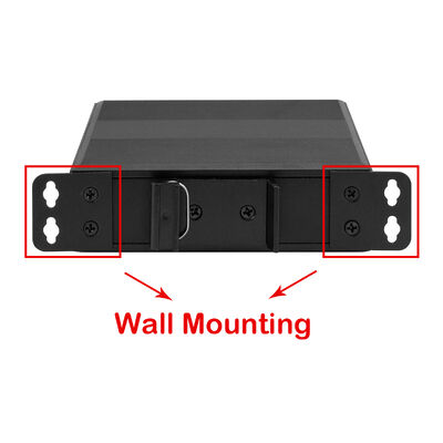 5 Port Fast Network DIN PoE Switch PoE Af/At 120W Budget DC48V Eingang CE FCC zertifiziert