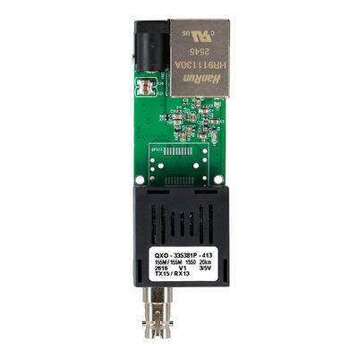 Gigabit-Medienwandlerkarte DC5V~DC24V für UAV-Faserkommunikationslösung Mini-Größe