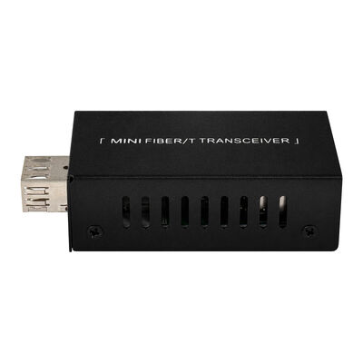 Mini-Gigabit-Glasfaser-Medienkonverter DC5V DC12V, kompakte Größe, 20 km Verlängerung, CE