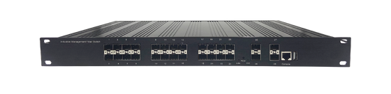 28-PORT 10G MANAGED ETHERNET SWITCH VOLLSTÄNDIGE FIBER-SLOTS AC DC-EINGANG LÜFTERLOSER RACKMONTAGE CE