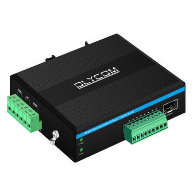 4 Hafenkontaktschließung Glasfasertransceiver Bidi Transport für industrielle Überwachung CE