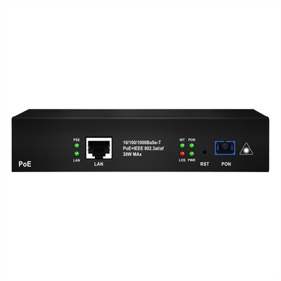 Kommerzieller XPON PoE ONU 1 Port Gigabit 30W PoE PON Terminal für Glasfaser-Zugangsnetze