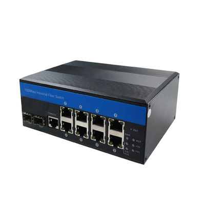 Webmanaged Gigabit Ethernet Switch 10 Port Industrial Network Switch IM-FS280GW