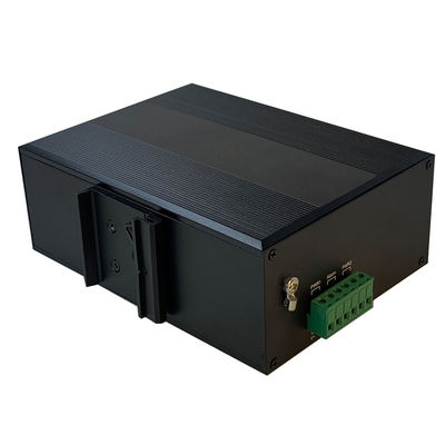 8 Port Industrial Managed PoE Switch 2.5G Fiber Din Rail 240W Unterstützung des PoE-Managements