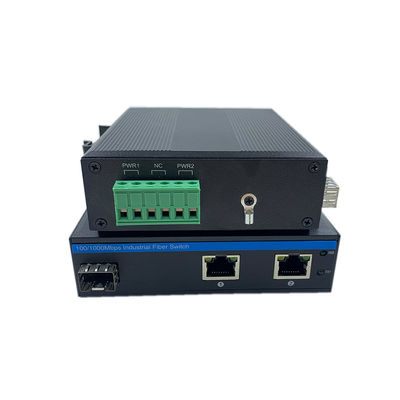 Industrielle Netzwerkschalter 10/100m 1 Sfp 2 Rj45 Nicht verwalteter Netzwerkschalter IP40 DC 9-36V