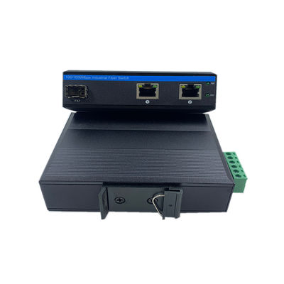 Industrielle Netzwerkschalter 10/100m 1 Sfp 2 Rj45 Nicht verwalteter Netzwerkschalter IP40 DC 9-36V