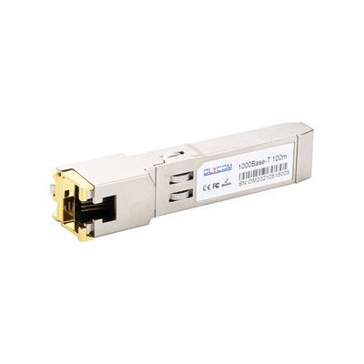 Gigabit-RJ45 SFP-Modul-Transceiver 10/100/1000BASE-T über Cat5 UTP-Kabel