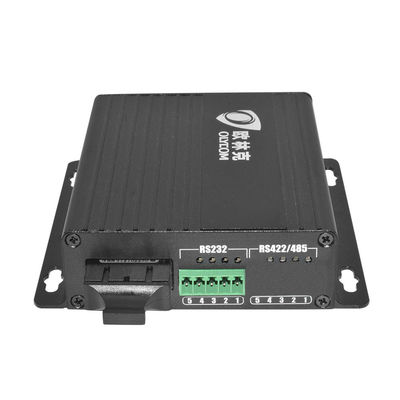 RS232 zum Glasfaserkonverter Serienoptischer Konverter Wandmontage DC12V Eingang