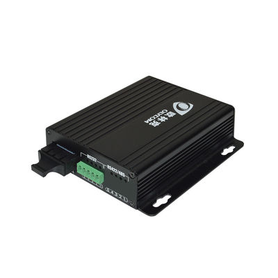 RS232 zum Glasfaserkonverter Serienoptischer Konverter Wandmontage DC12V Eingang
