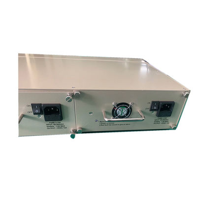 16-Slot-Medienumrichter Rack Chassis Dual AC/DC Leistung 2U Größe nicht verwaltet