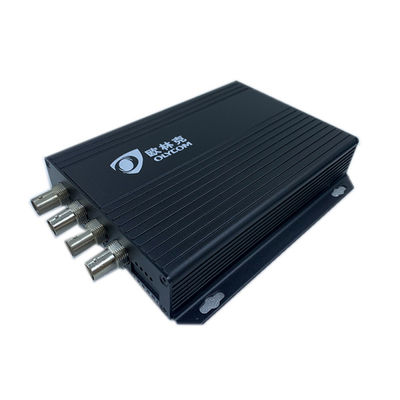 4 Port 1080P Video über Ethernet-Konverter Koax-Multimode-Faserkonverter 12V