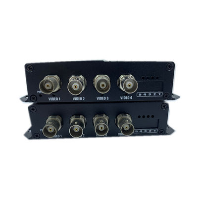 4 Port 1080P Video über Ethernet-Konverter Koax-Multimode-Faserkonverter 12V