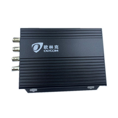 Video 12V optionales 4ch über Ethernet-Konverter, koaxialer Multimodefaser-Konverter