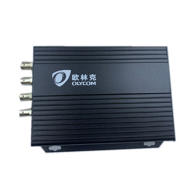 4 Port 1080P Video über Ethernet-Konverter Koax-Multimode-Faserkonverter 12V