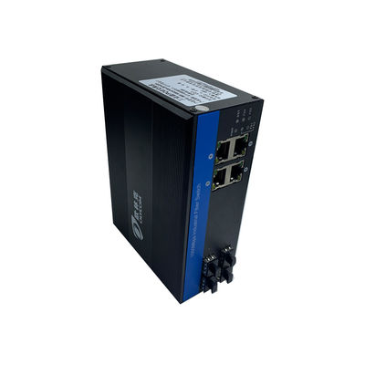 8-Port Gigabit-Glasfaser-Switch Industrielles Netzwerk SFP Unmanaged CE IP40-zertifiziert