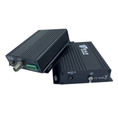 FC-Standard-Daten 1ch analoger Faser-Optikübermittler und Empfänger für PTZ-Kamera-Schwarzes