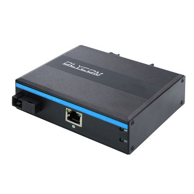 Industrieller Ethernet-Medienwandler Gigabit Unmanaged SC WDM Einzelfaser Mini Größe