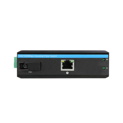 Industrie-Ethernet-Medienwandler IEEE802.3af/At Rugged Network Unmanaged CE DC48V