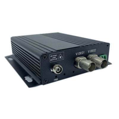 optischer Umsetzer Digital des analogen Video-2ch auf Arbeitsabstand Millimeter-Faser-80KM