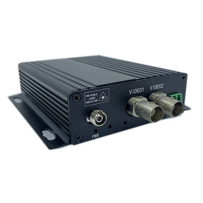 Analog-Video-Medienkonverter mit RS485/RS422-Daten SM/MM-Glasfaserverlängerung CE DC5V DC12V