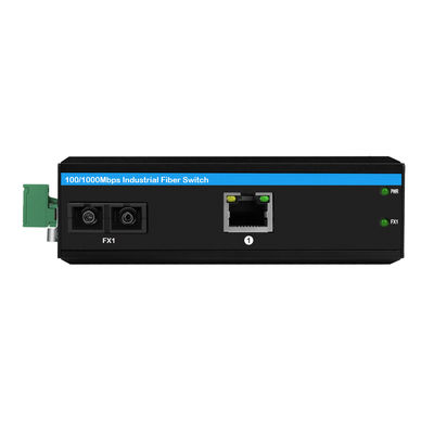 40 km Gigabit Ethernet Medienwandler SC Faser Einzelmodus Unmanaged Robust Case CE FCC