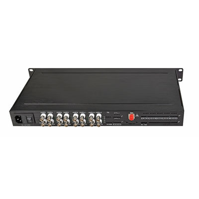 HD 1080P AHD CVI TVI Glasfaser-Video-Digitaloptischer Wandler 16 Port AC 220V Eingang