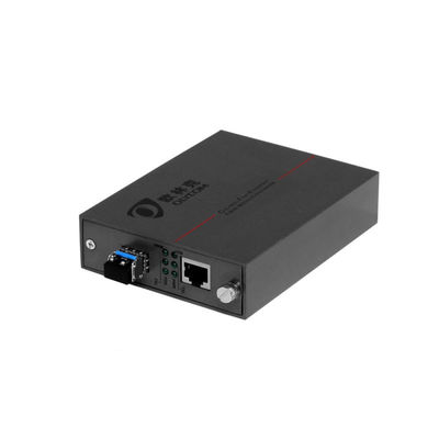 850nm Glasfaser-PoE-Medienkonverter Gigabit-Netzwerk Unmanaged Multimode SFP Cage