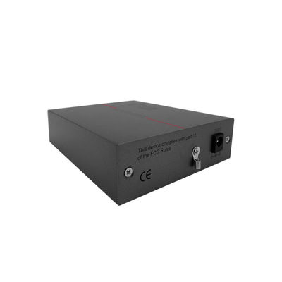 850nm Glasfaser-PoE-Medienkonverter Gigabit-Netzwerk Unmanaged Multimode SFP Cage