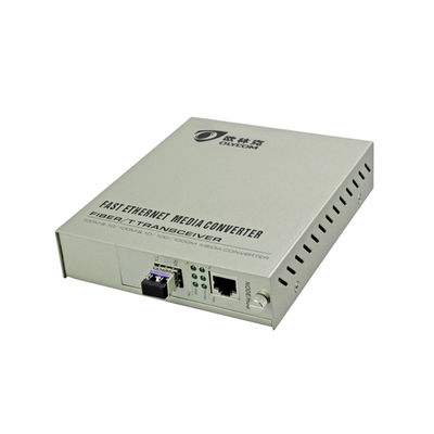 PoE-Medienwandler SFP-Faseroptik 10/100M Ethernet nicht verwaltetes Budget von 30 Watt