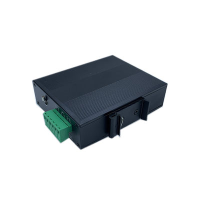 Olycom Industrieller Netzwerk-Switch 100M/1G SFP Glasfaser Unmanaged Lüfterlos IP40 Schutzart DC12V