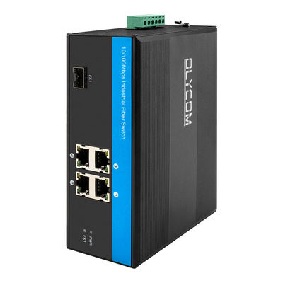 4 Anschlüsse für die Schaltanlage für industrielle Netzwerke 10/100 Mbps Fast Ethernet Unmanaged CE FCC