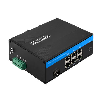 6 Port 40 Gigabit Ethernet Switch Ethernet Rail Switch 9-36VDC Industriefaserschalter