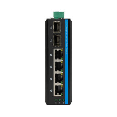 Olycom 4-Port PoE Switch Fast Ethernet SFP Glasfaser Industrial Level 120W Budget Outdoor-Einsatz