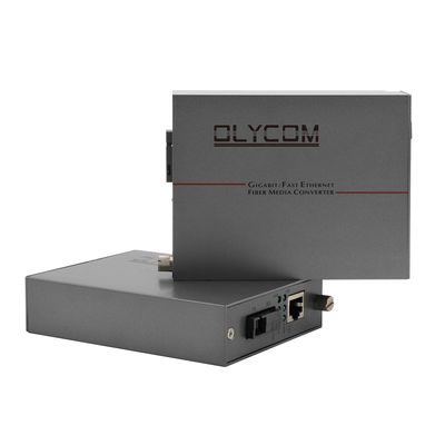 Ein-Modus-Fiber-Media-Konverter 1.25G Ethernet WDM Optical Unmanaged 30W PoE