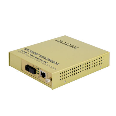 WDM-Medienkonverter 10/100Mbps Rack Mount Kupferfaserverlängerer Unmanaged CE