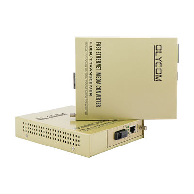 WDM-Medienkonverter 10/100Mbps Rack Mount Kupferfaserverlängerer Unmanaged CE