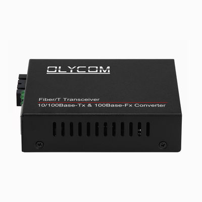 10/100M POE Medienwandler PSE Glasfaser Ethernet 48V SC Doppelfaser für IPC