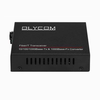 Gigabit-Mediekonverter für den einzelnen Modus PoE Unmanaged DC48V 1310/1550nm 20KM SC-Faser