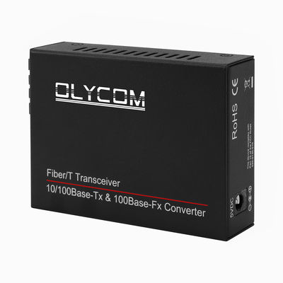 Gigabit PoE Media Converter 15,4W 30W Unmanaged Active PoE Duplex SM MM Glasfaser CE