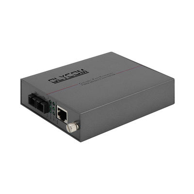 10/100M Ethernet Medienkonverter LFPT SC-Anschluss Rackmontierbar Unmanaged DC5V