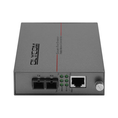 10/100M Ethernet-Faser-Medien-Konverter SC-Konnektor-Rack montierbar nicht verwalteter DC5V LFPT