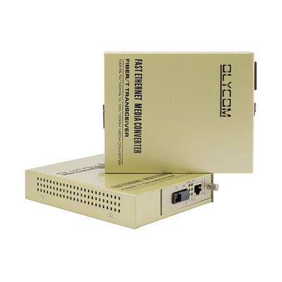 Single-Core Glasfaser-Ethernet-Medienwandler nicht verwaltet 1310/1550nm 220V Wechselstrom-Eingang