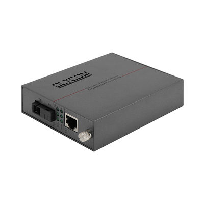 Gigabit-Ethernet-Medienkonverter Single Fiber Optic SC Port nicht verwaltet 20KM CE