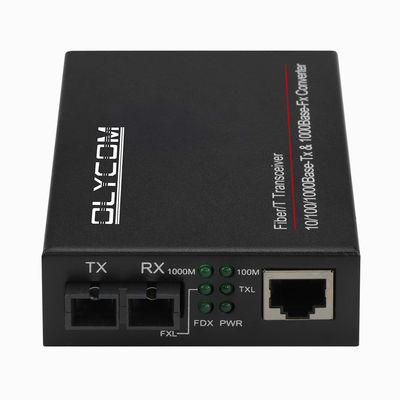 2 Anschlüsse Gigabit-Ethernet-Medienwandler Unmanaged Duplex Single-Mode Multimode SC-Anschluss